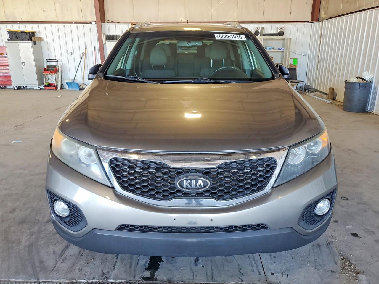 2013 Kia Sorento Lx Charcoal vin: 5XYKTDA2XDG400140