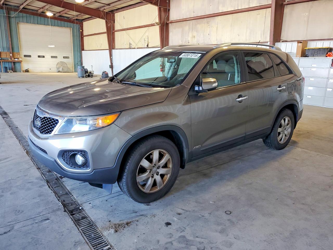2013 Kia Sorento Lx Charcoal vin: 5XYKTDA2XDG400140