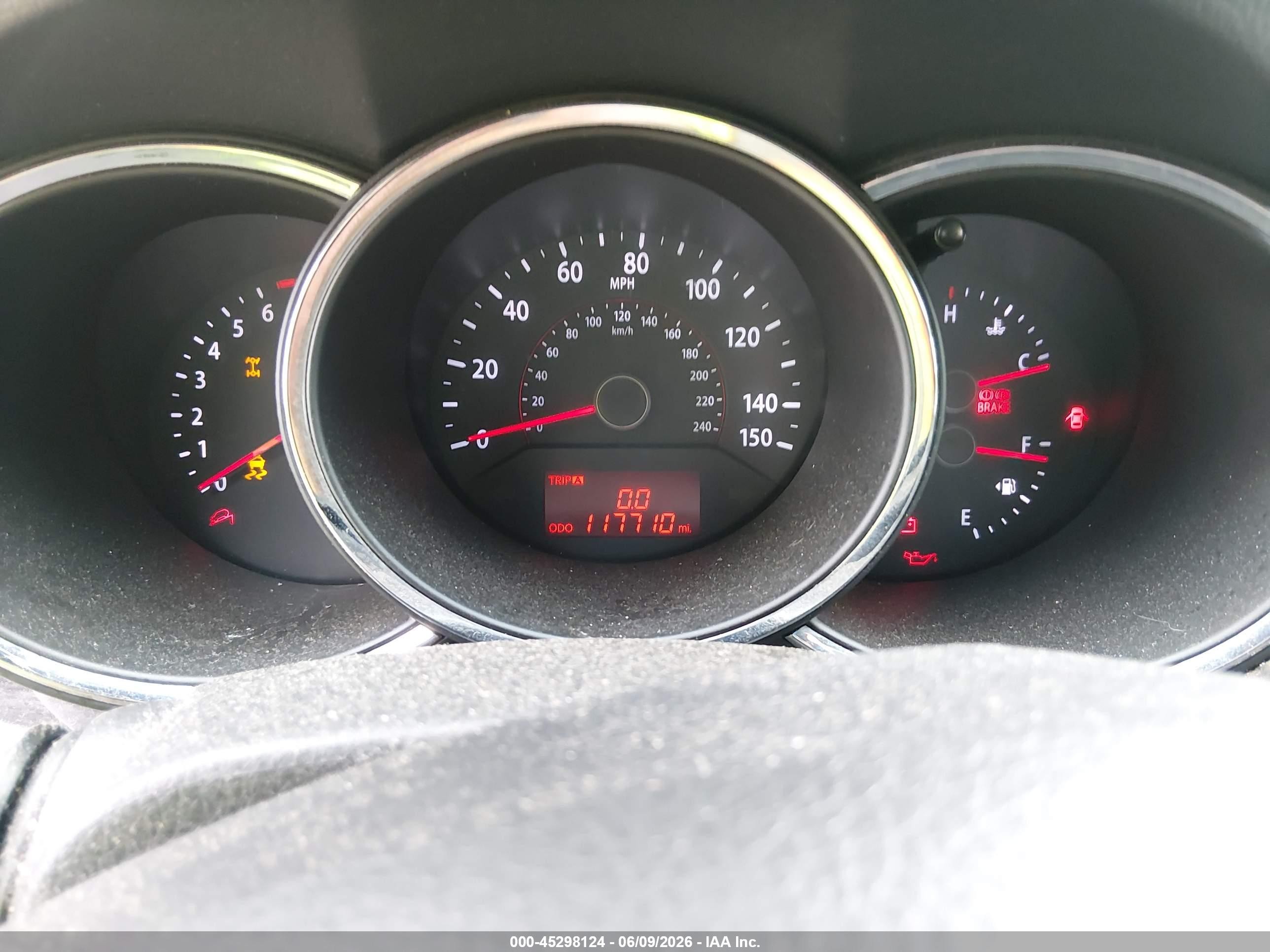 2012 Kia Sorento Lx Burgundy vin: 5XYKTDA60CG271794