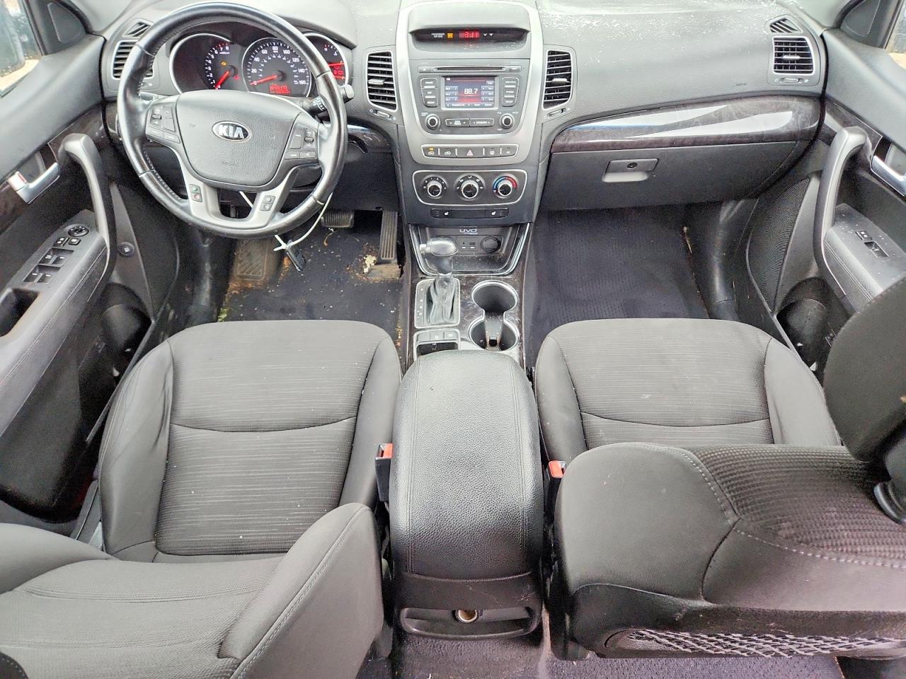 2014 Kia Sorento Lx Gray vin: 5XYKTDA60EG502227