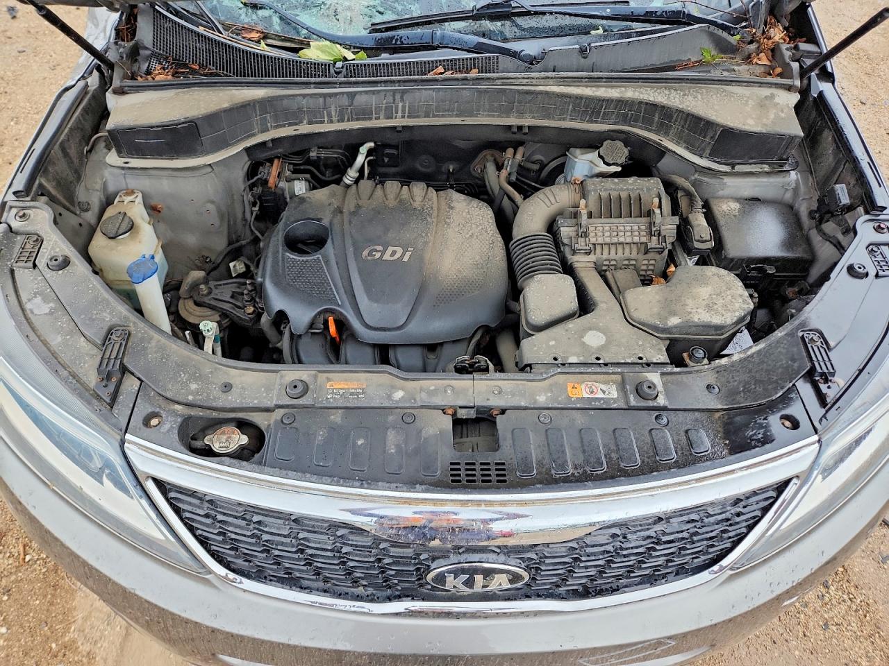 2014 Kia Sorento Lx Gray vin: 5XYKTDA60EG502227
