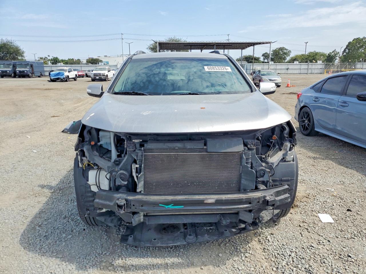 2015 Kia Sorento Lx Silver vin: 5XYKTDA60FG557925