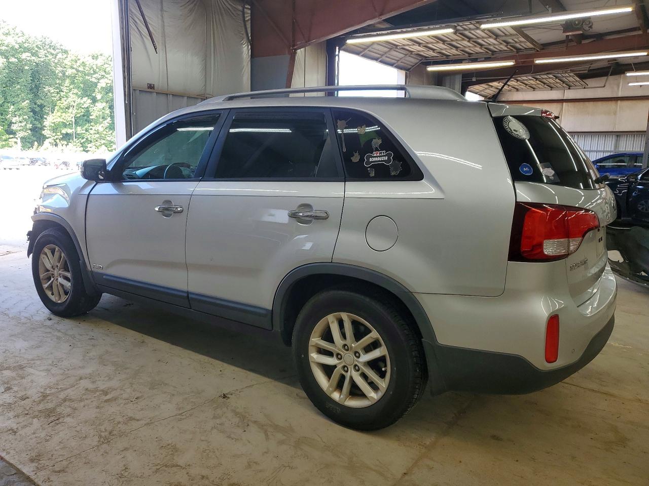 2015 Kia Sorento Lx Silver vin: 5XYKTDA60FG616987