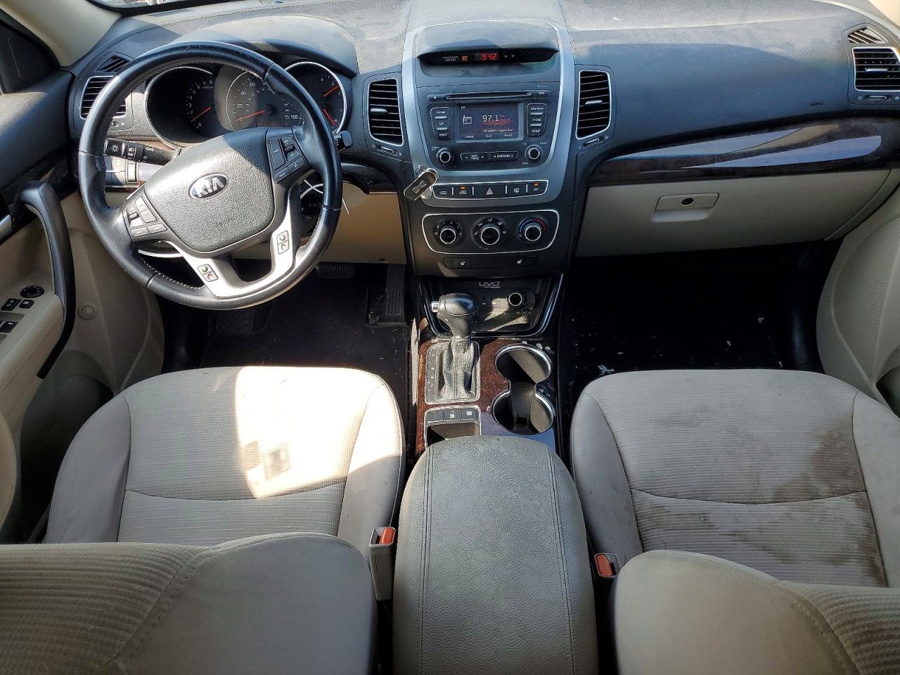2015 Kia Sorento Lx Silver vin: 5XYKTDA60FG628573