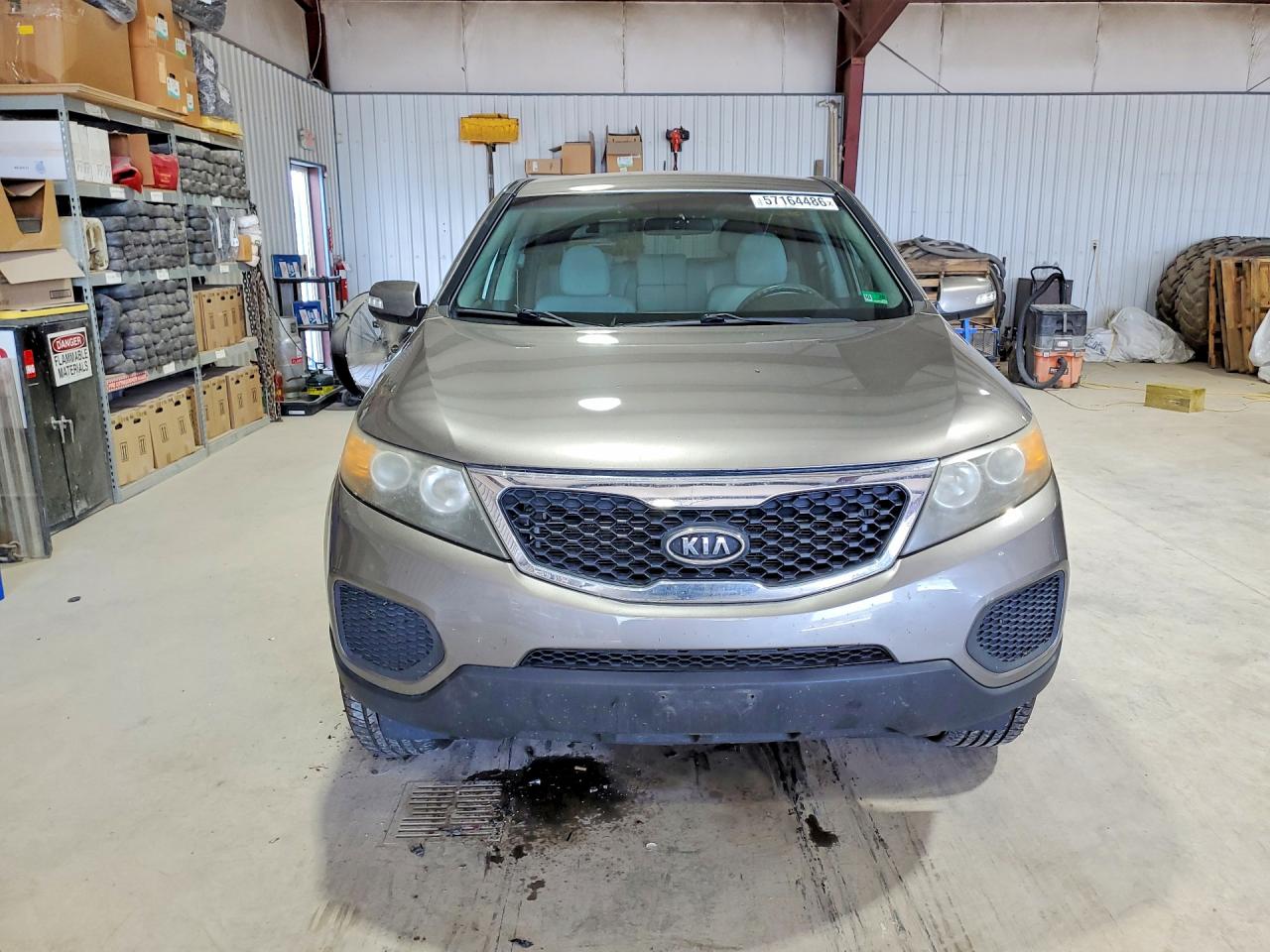 2012 Kia Sorento Lx Gray vin: 5XYKTDA61CG238478