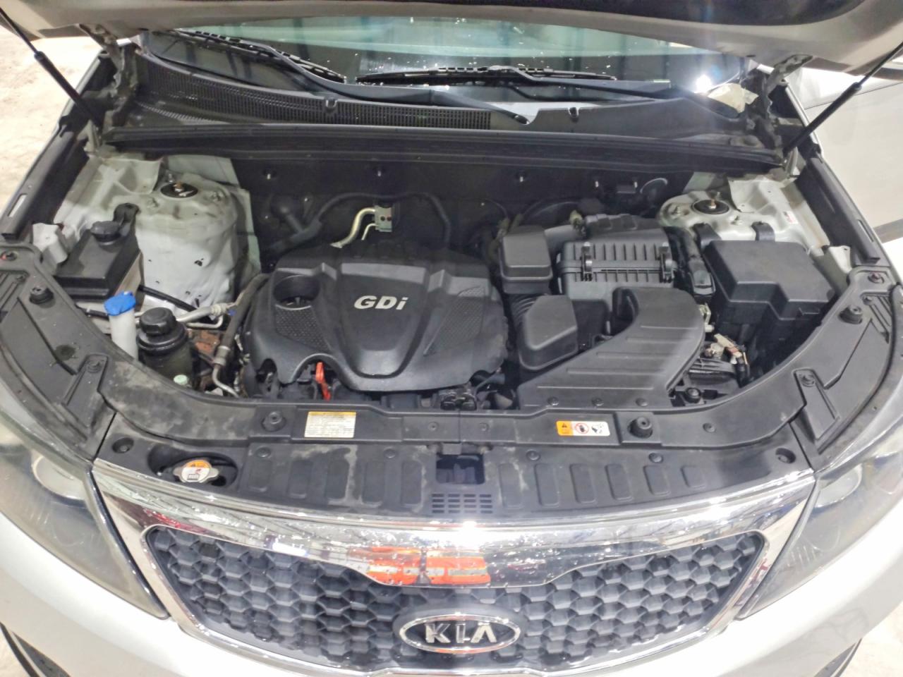 2013 Kia Sorento Lx Silver vin: 5XYKTDA61DG370951
