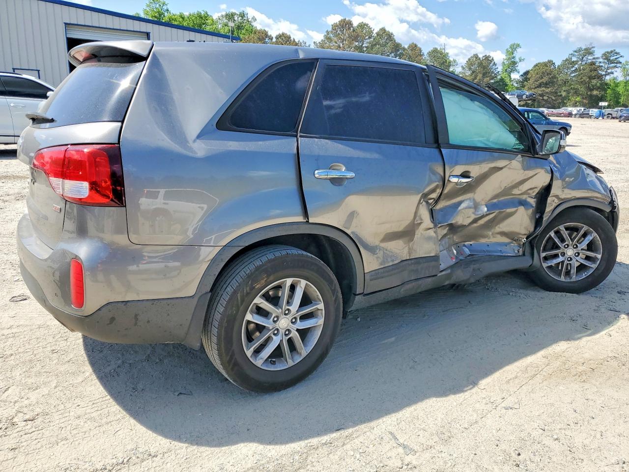 2014 Kia Sorento Lx Gray vin: 5XYKTDA61EG466421