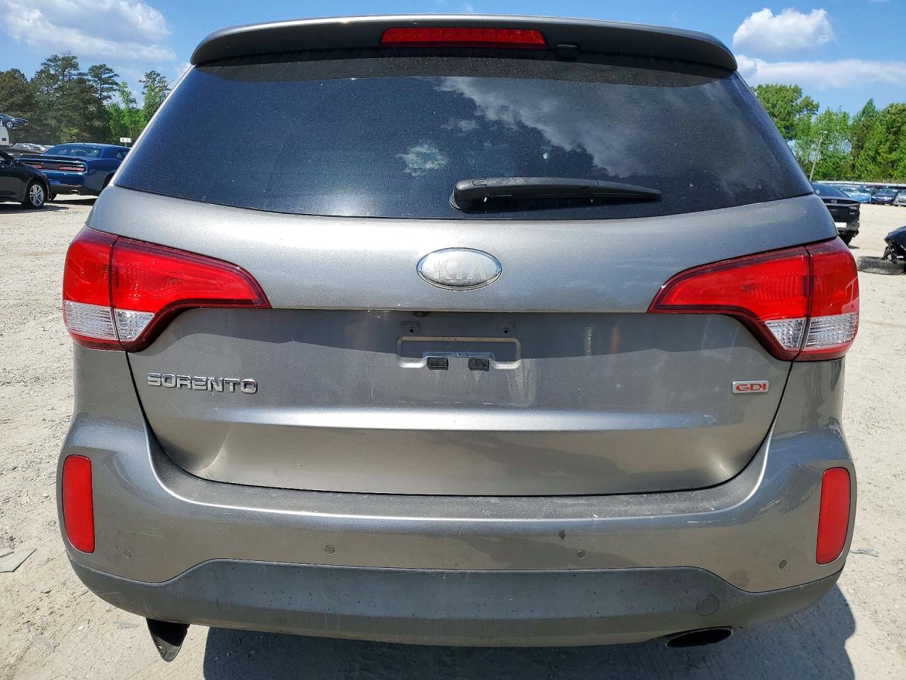 2014 Kia Sorento Lx Gray vin: 5XYKTDA61EG466421