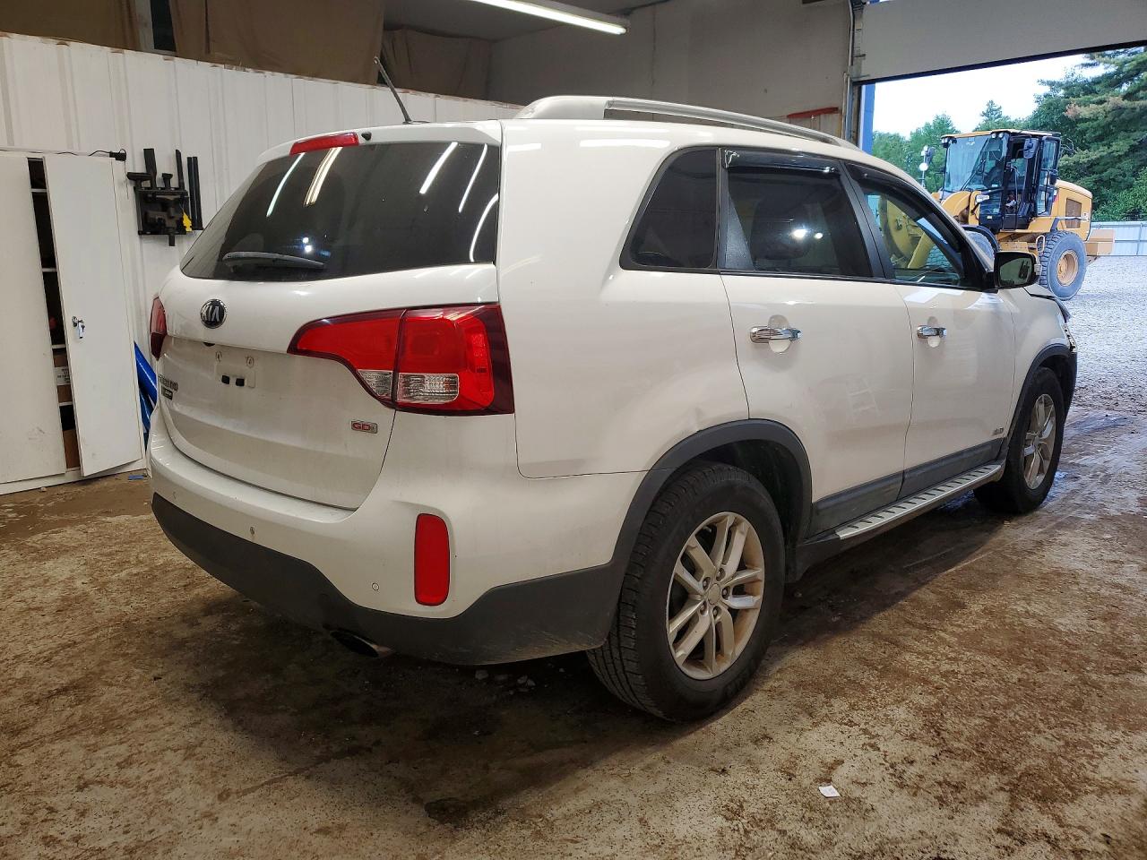 2014 Kia Sorento Lx Белый vin: 5XYKTDA61EG500051