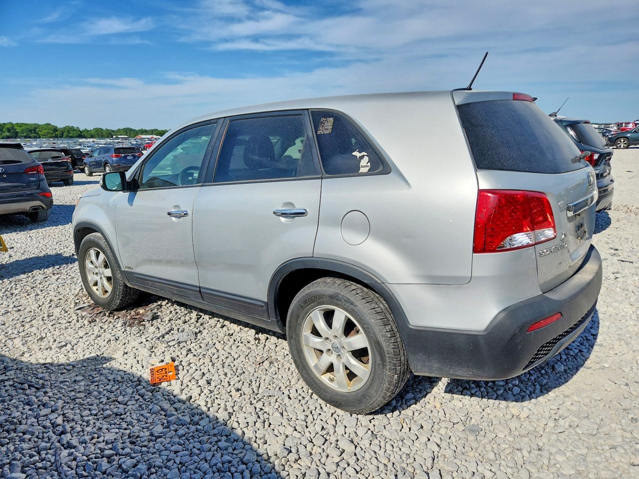 2013 Kia Sorento Lx Gray vin: 5XYKTDA62DG356511