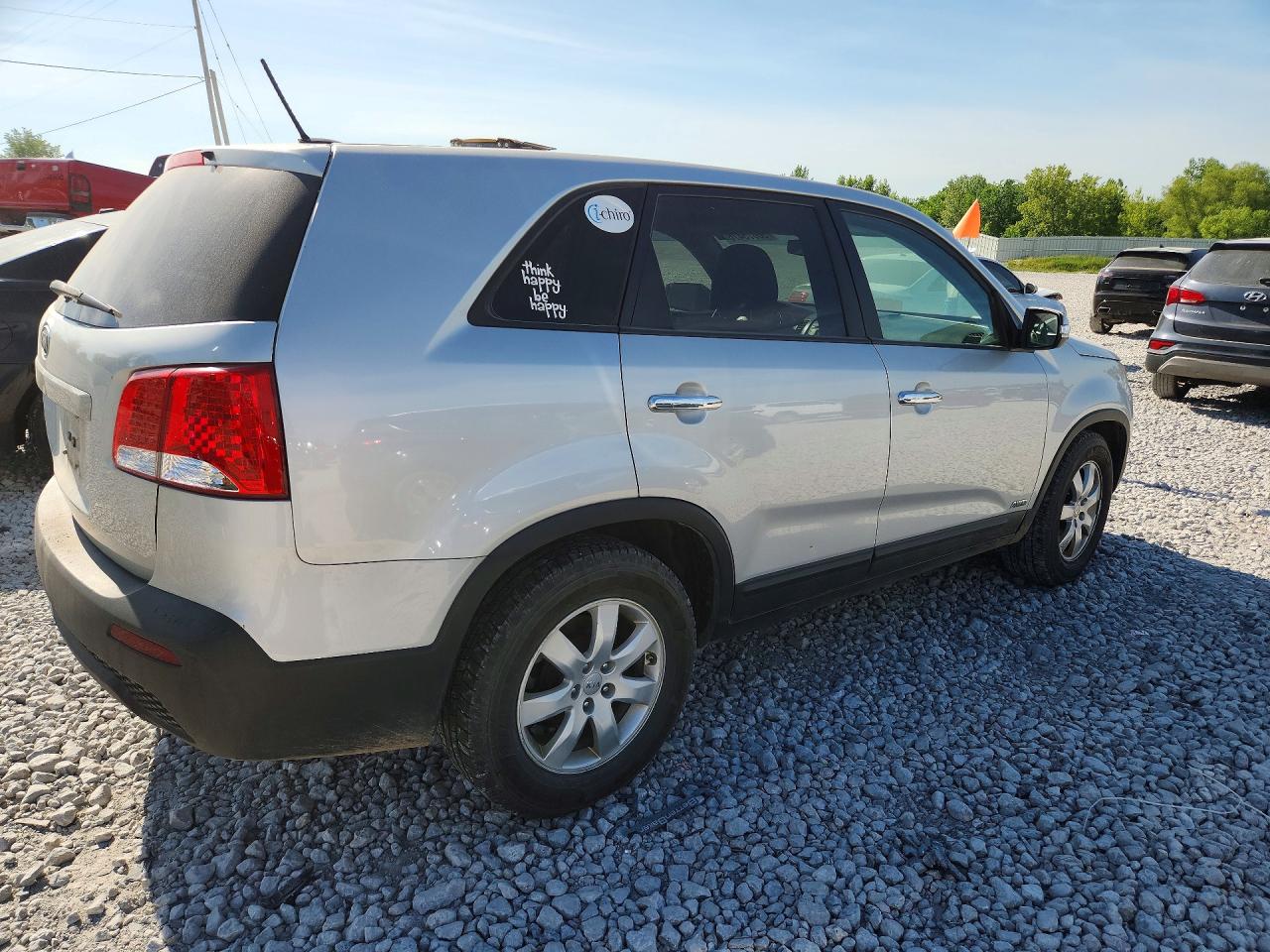 2013 Kia Sorento Lx Gray vin: 5XYKTDA62DG356511
