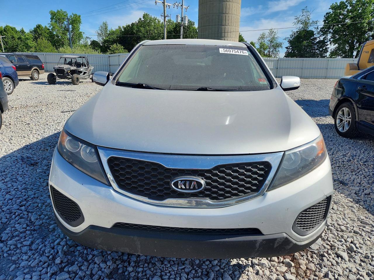 2013 Kia Sorento Lx Gray vin: 5XYKTDA62DG356511