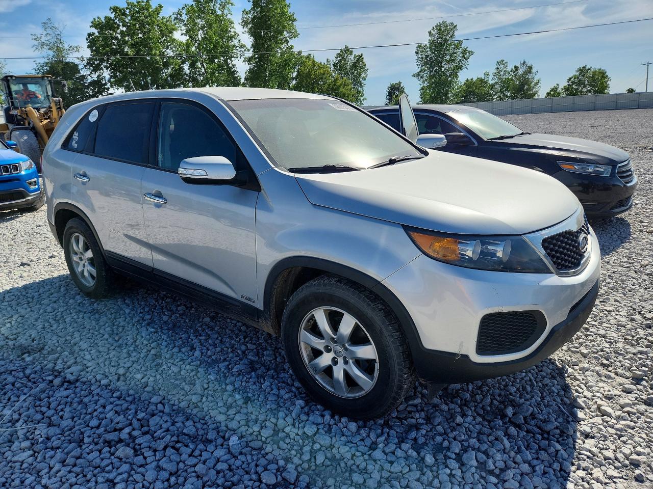 2013 Kia Sorento Lx Gray vin: 5XYKTDA62DG356511