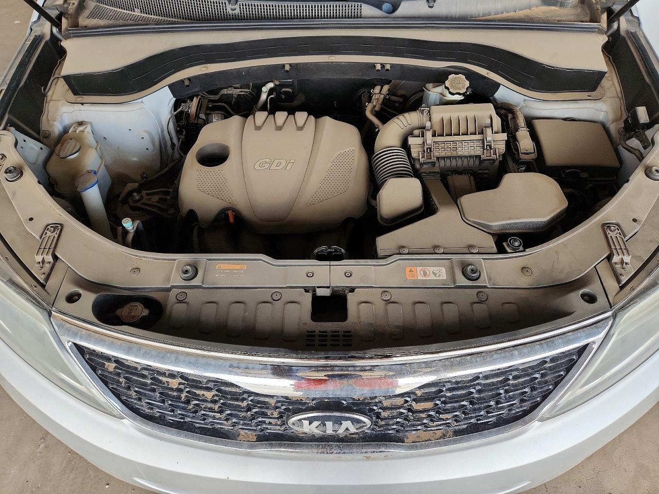 2014 Kia Sorento Lx Silver vin: 5XYKTDA62EG433783