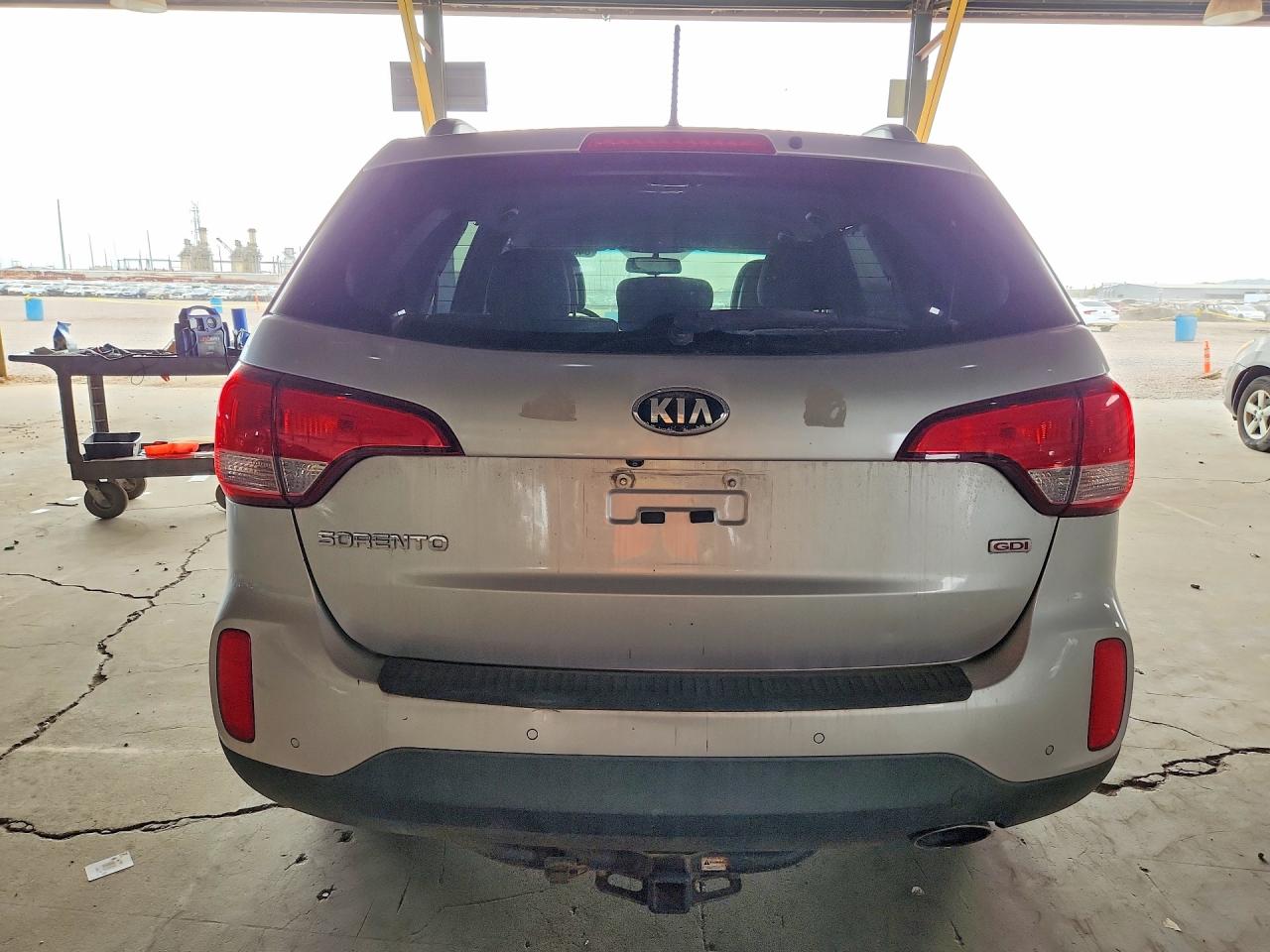 2014 Kia Sorento Lx Silver vin: 5XYKTDA62EG433783