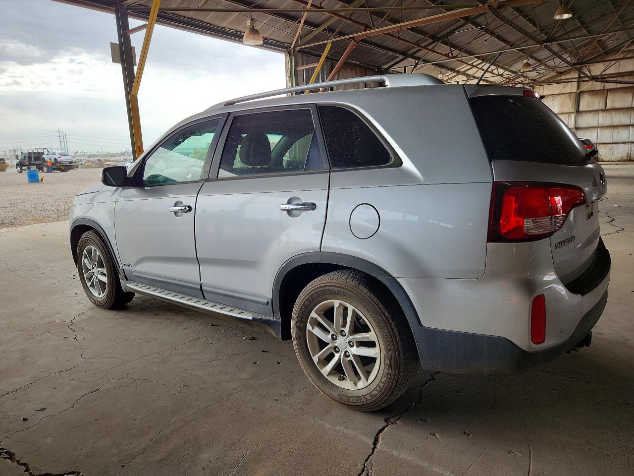 2014 Kia Sorento Lx Silver vin: 5XYKTDA62EG433783