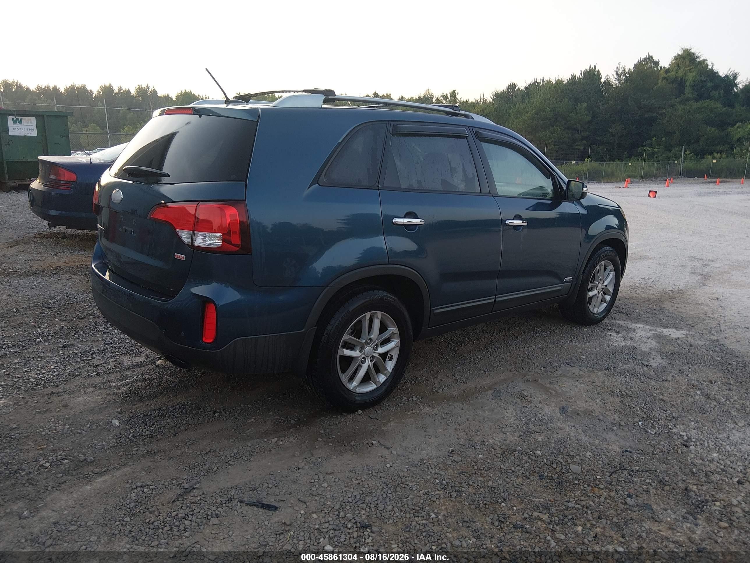 2014 Kia Sorento Lx Navy vin: 5XYKTDA62EG543880