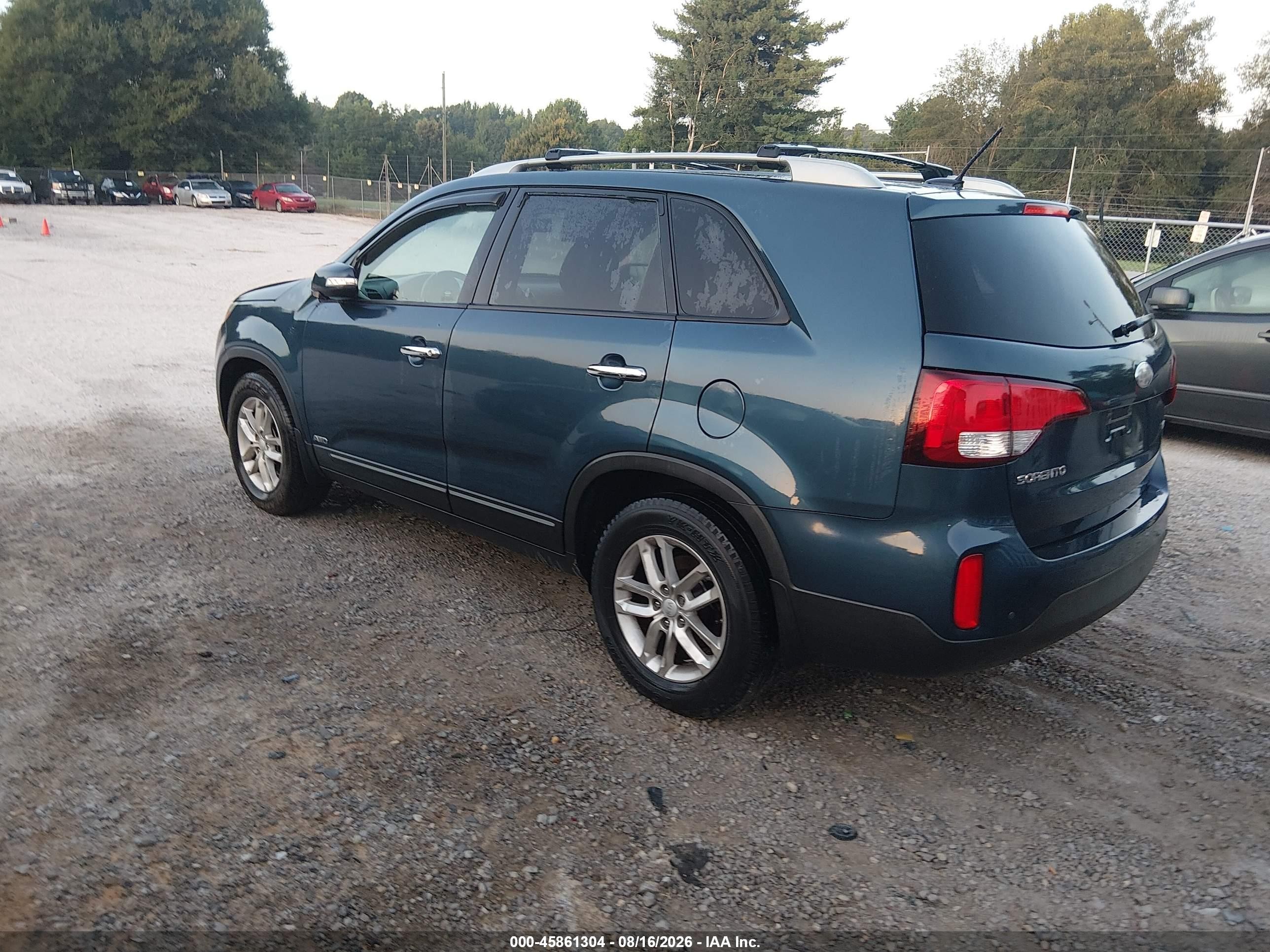 2014 Kia Sorento Lx Navy vin: 5XYKTDA62EG543880