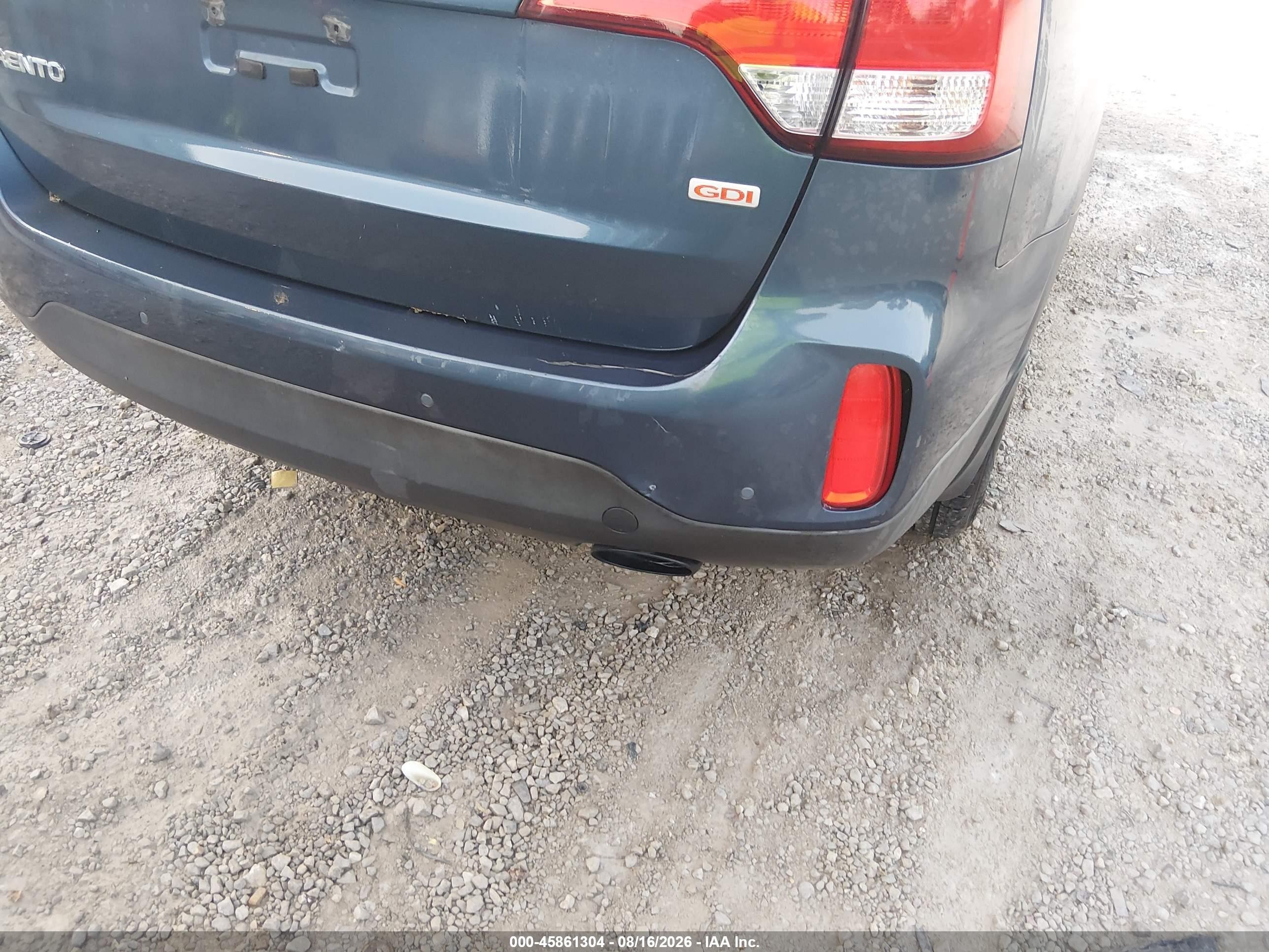 2014 Kia Sorento Lx Navy vin: 5XYKTDA62EG543880