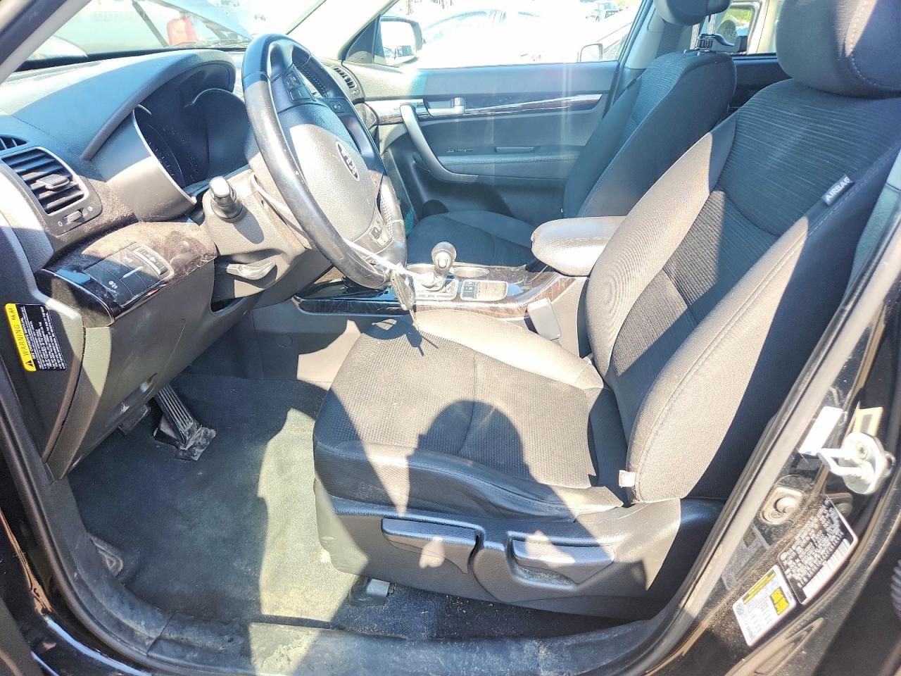 2015 Kia Sorento Lx Black vin: 5XYKTDA62FG616456