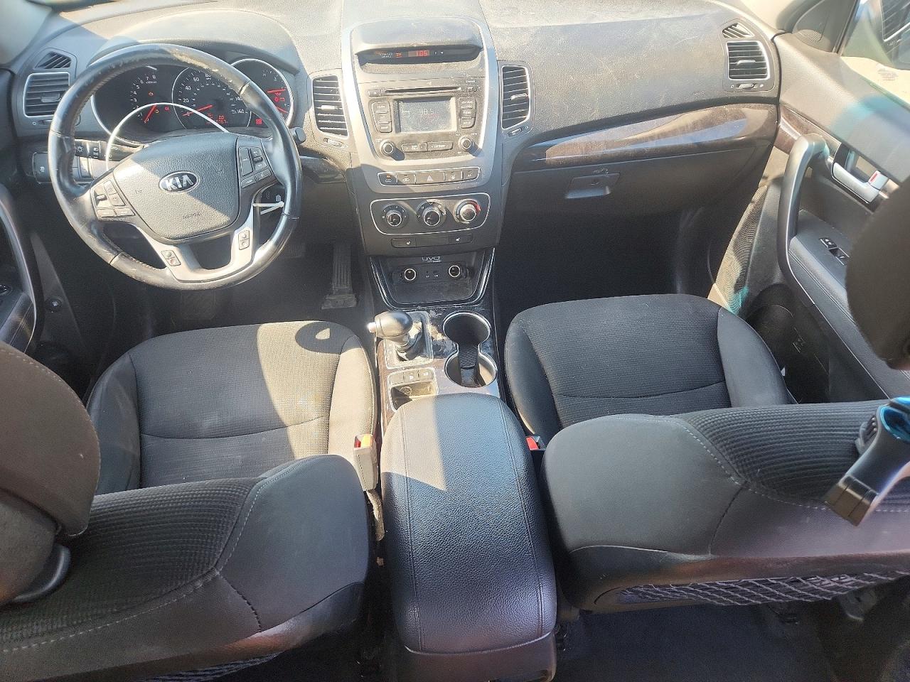 2015 Kia Sorento Lx Black vin: 5XYKTDA62FG616456
