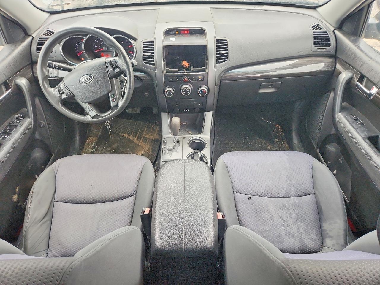 2012 Kia Sorento Lx Gray vin: 5XYKTDA63CG236750