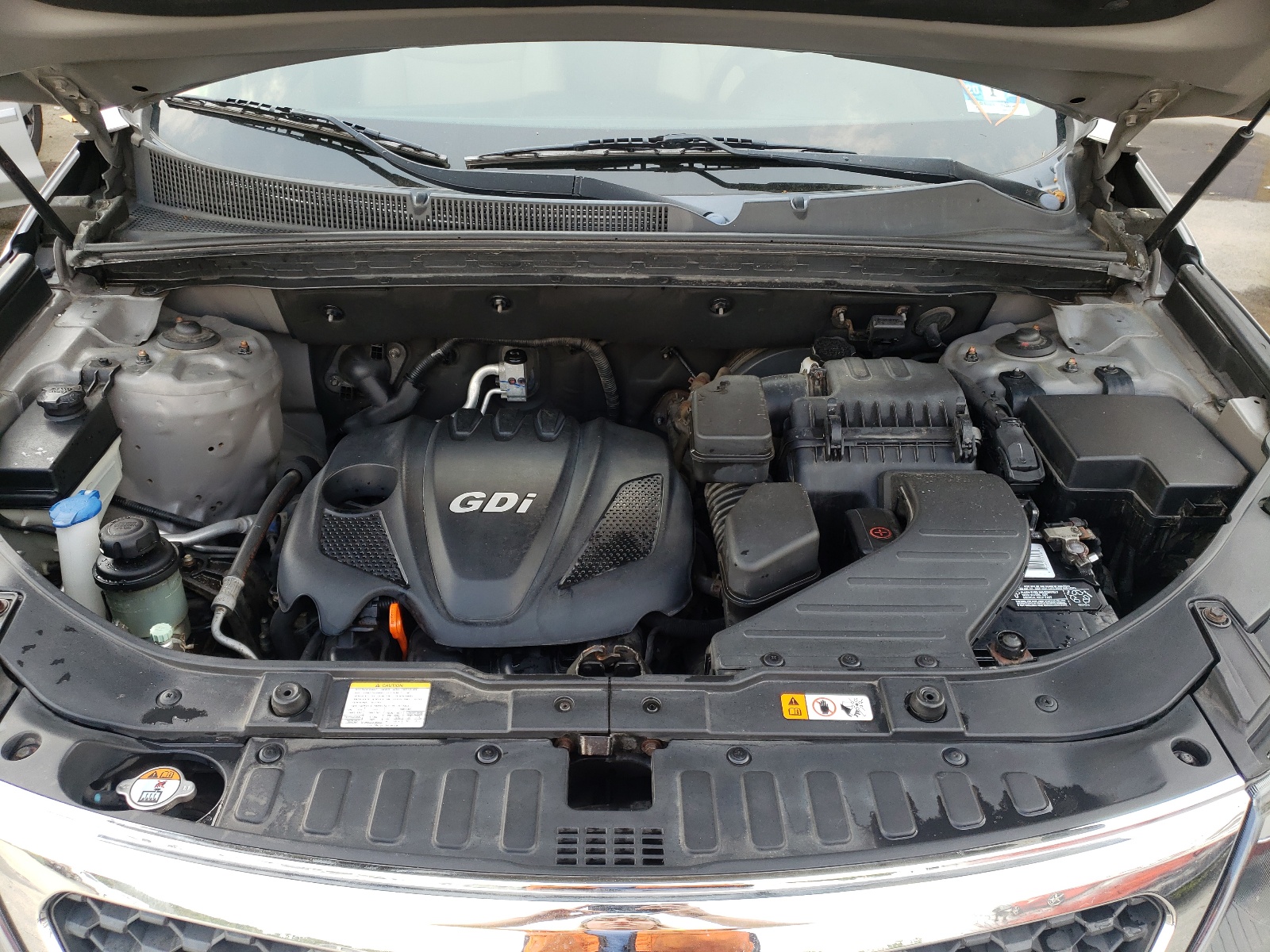 2013 Kia Sorento Lx Silver vin: 5XYKTDA63DG406347
