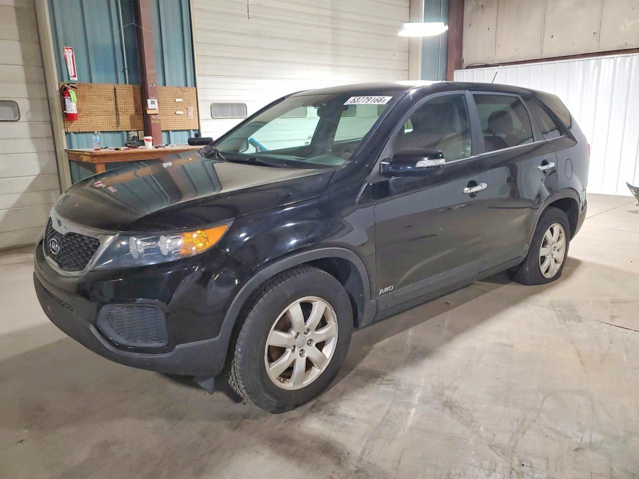 2012 Kia Sorento Lx Black vin: 5XYKTDA64CG265562