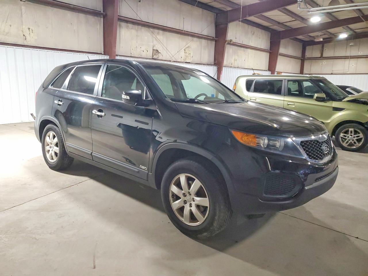 2012 Kia Sorento Lx Black vin: 5XYKTDA64CG265562