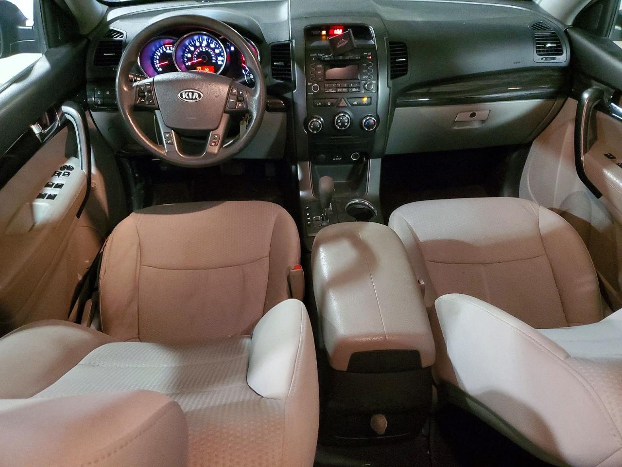 2012 Kia Sorento Lx Black vin: 5XYKTDA64CG265562