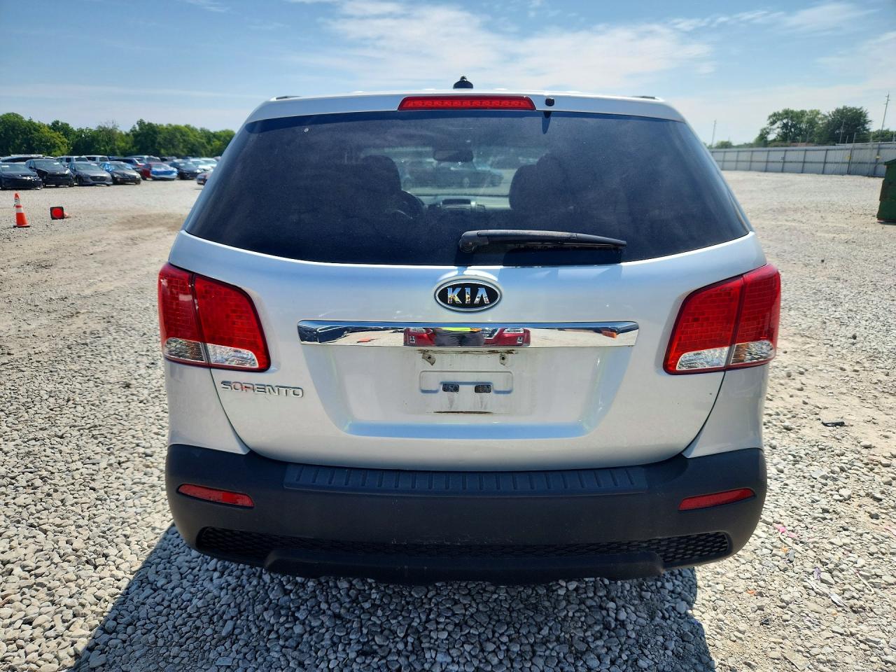 2013 Kia Sorento Lx Gray vin: 5XYKTDA64DG355991