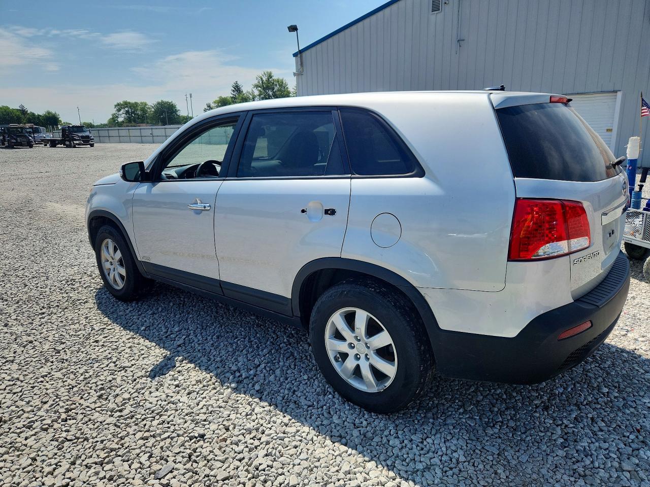 2013 Kia Sorento Lx Gray vin: 5XYKTDA64DG355991