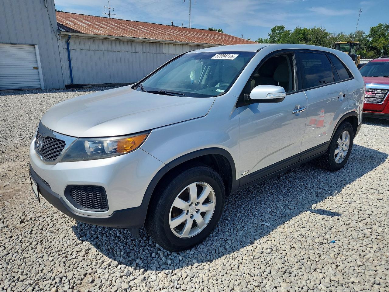 2013 Kia Sorento Lx Gray vin: 5XYKTDA64DG355991