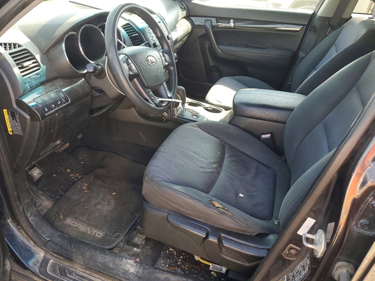 2012 Kia Sorento Lx Charcoal vin: 5XYKTDA65CG230934