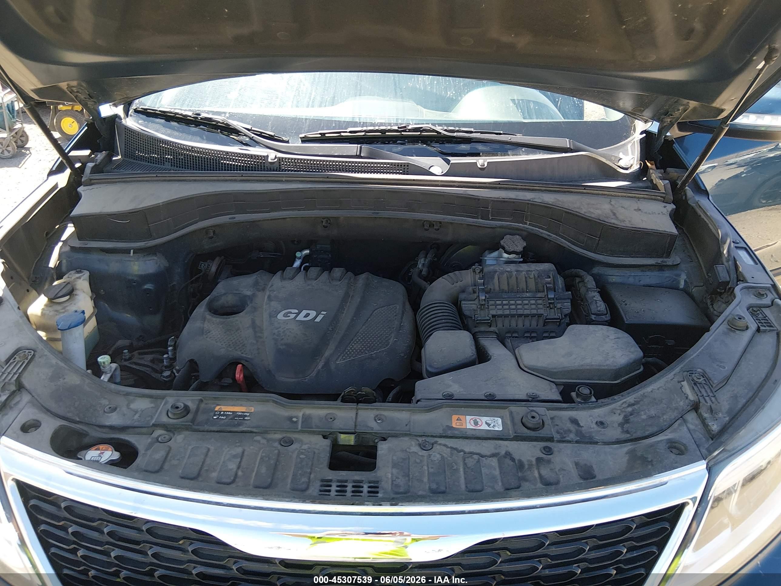 2014 Kia Sorento Lx Blue vin: 5XYKTDA65EG442798