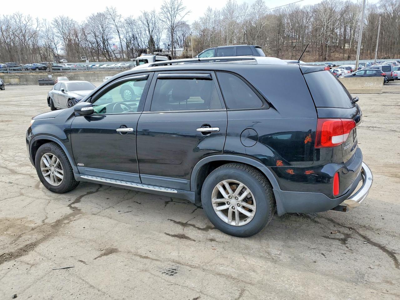 2014 Kia Sorento Black vin: 5XYKTDA65EG504894