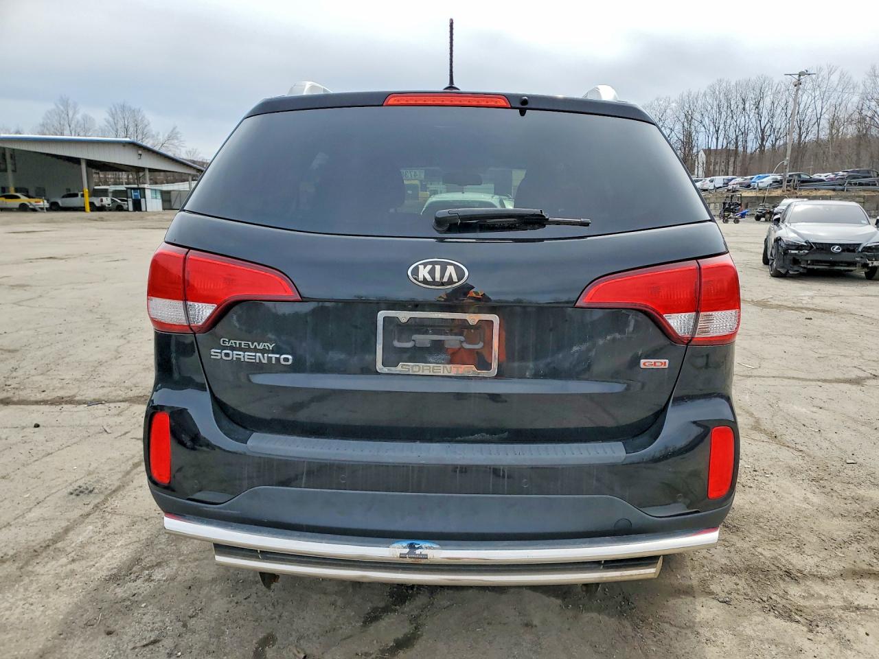 2014 Kia Sorento Black vin: 5XYKTDA65EG504894
