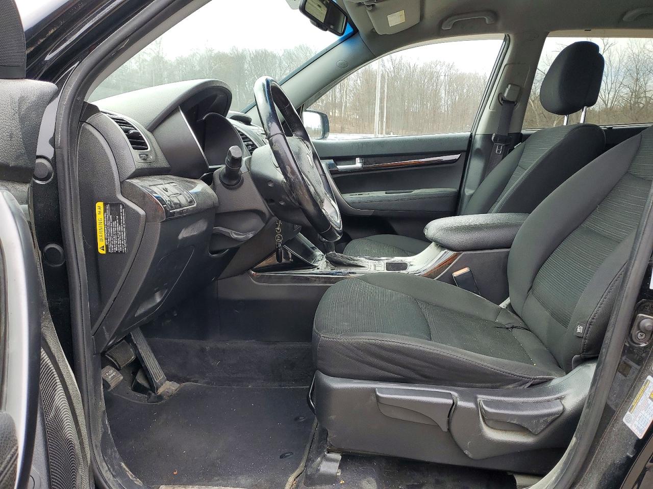 2014 Kia Sorento Black vin: 5XYKTDA65EG504894