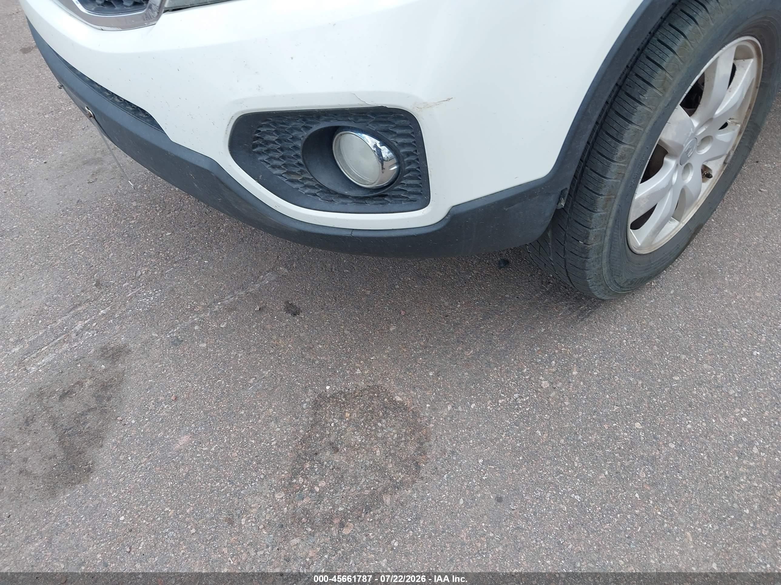 2012 Kia Sorento Lx White vin: 5XYKTDA66CG255180