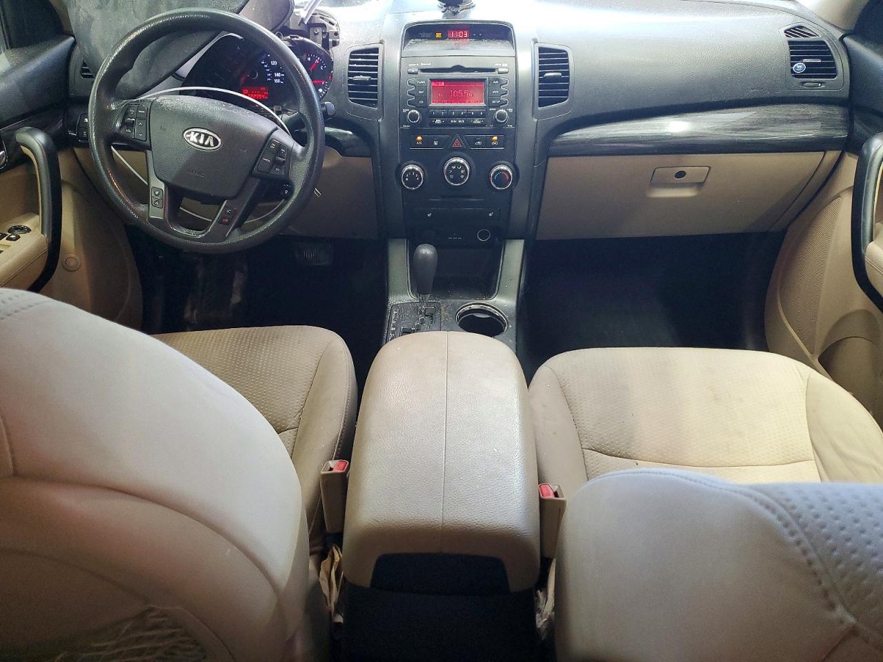 2012 Kia Sorento Lx Белый vin: 5XYKTDA66CG259553
