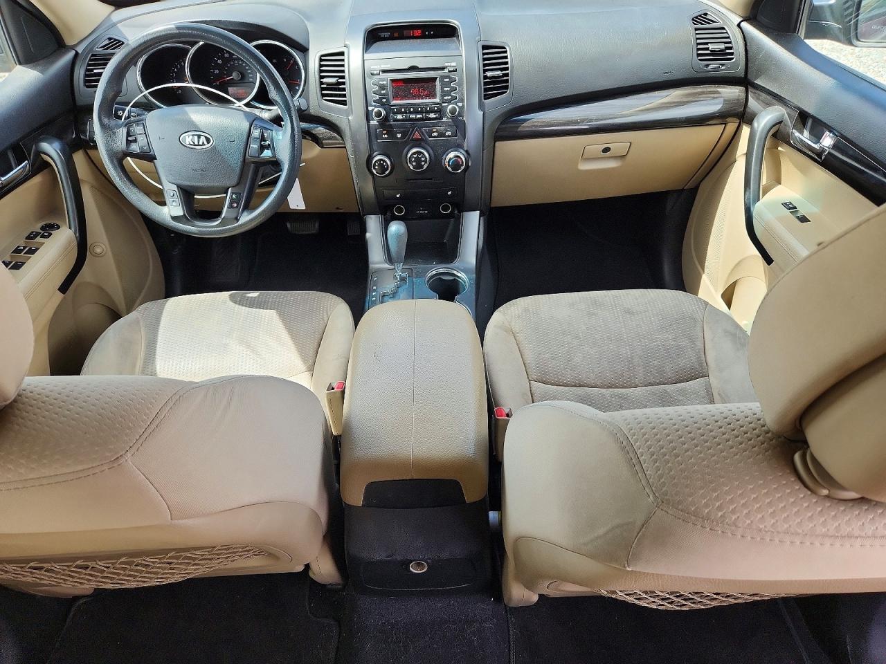 2012 Kia Sorento Lx Burgundy vin: 5XYKTDA66CG277938