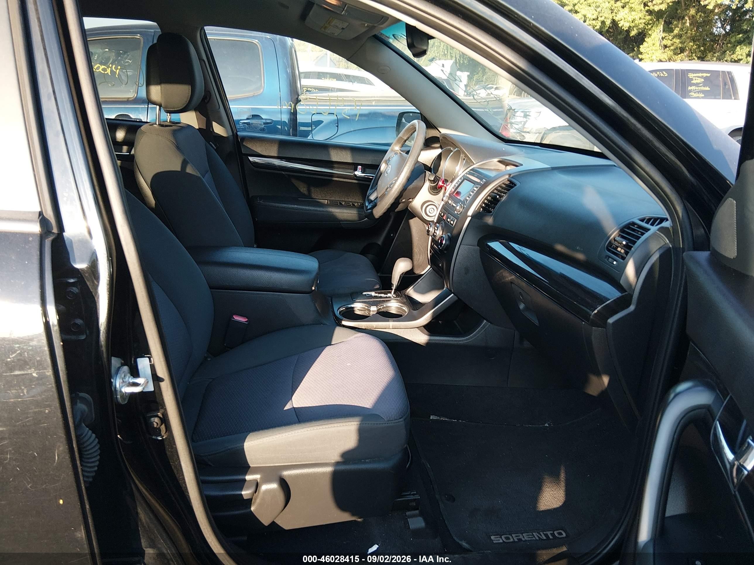 2013 Kia Sorento Lx Черный vin: 5XYKTDA66DG353692