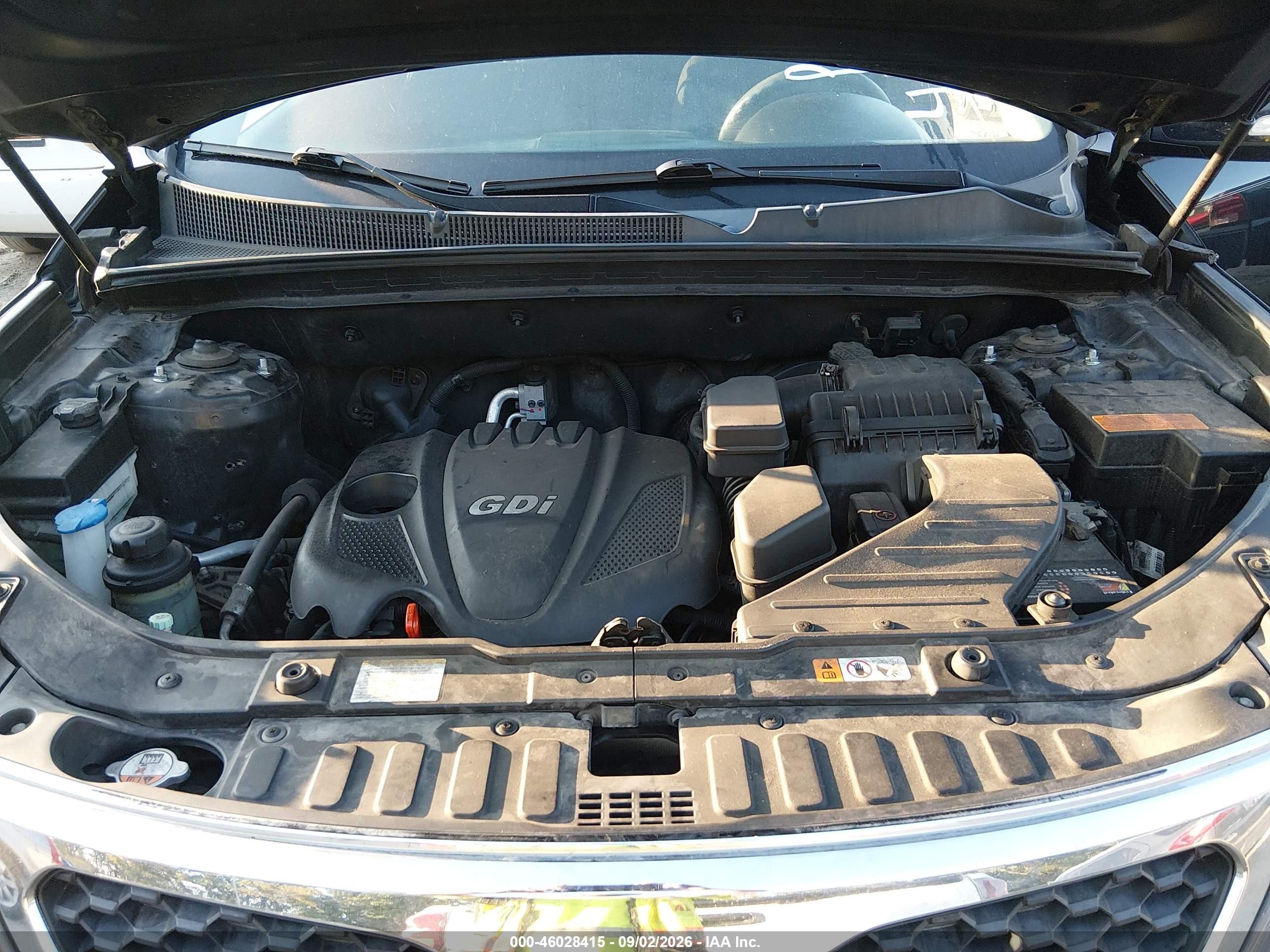 2013 Kia Sorento Lx Черный vin: 5XYKTDA66DG353692