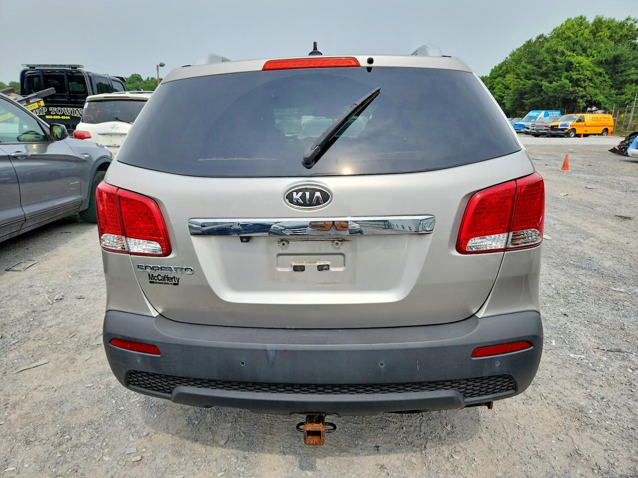 2013 Kia Sorento Lx Gray vin: 5XYKTDA67DG373692