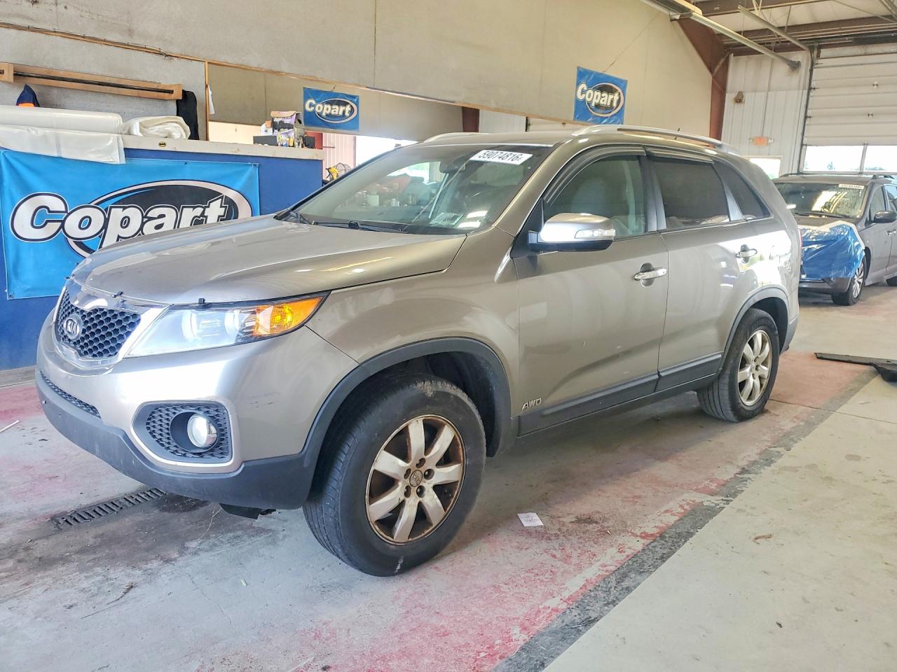 2013 Kia Sorento Lx Серый vin: 5XYKTDA67DG412958