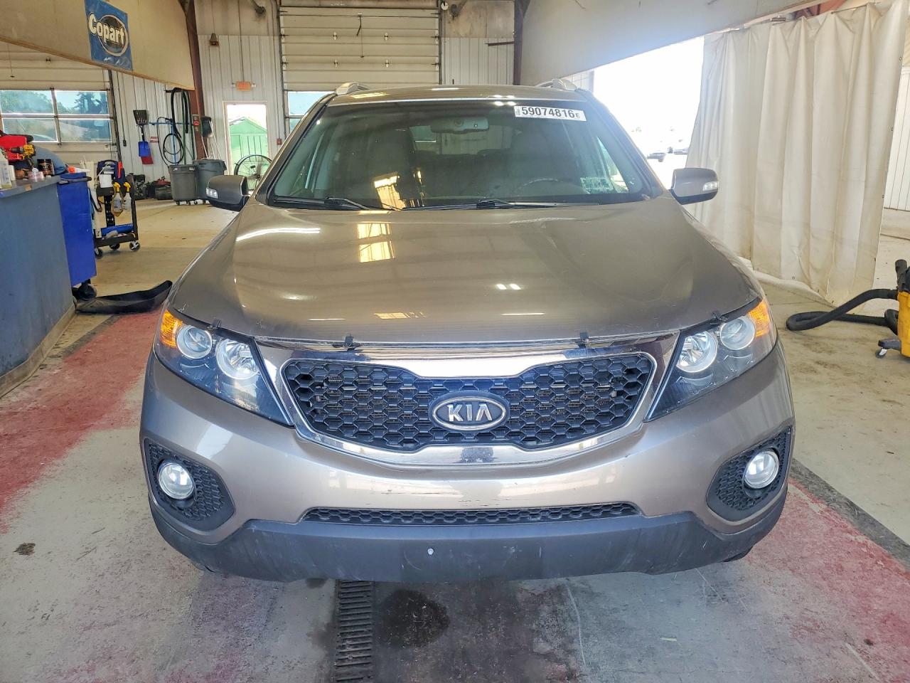 2013 Kia Sorento Lx Gray vin: 5XYKTDA67DG412958