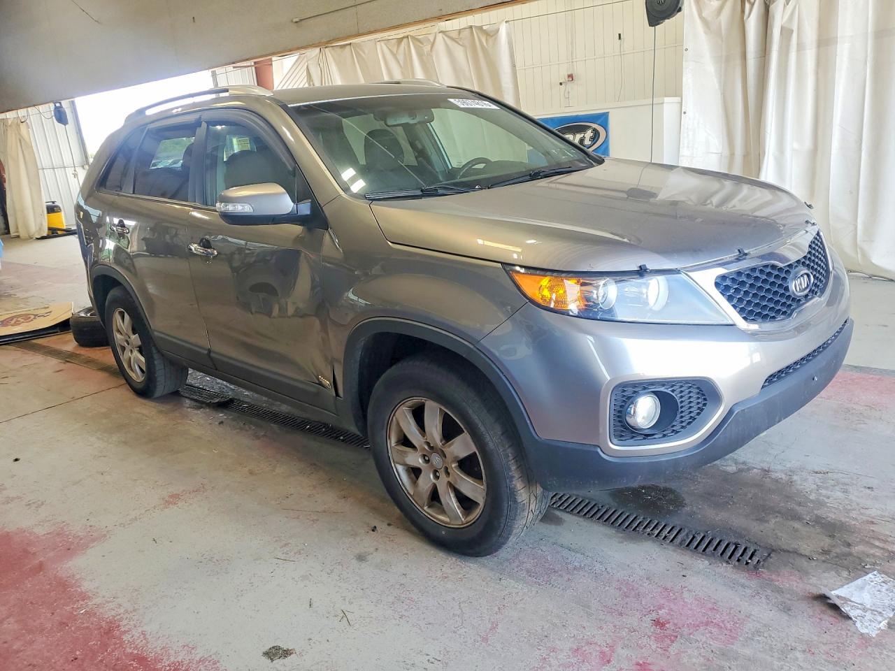 2013 Kia Sorento Lx Gray vin: 5XYKTDA67DG412958