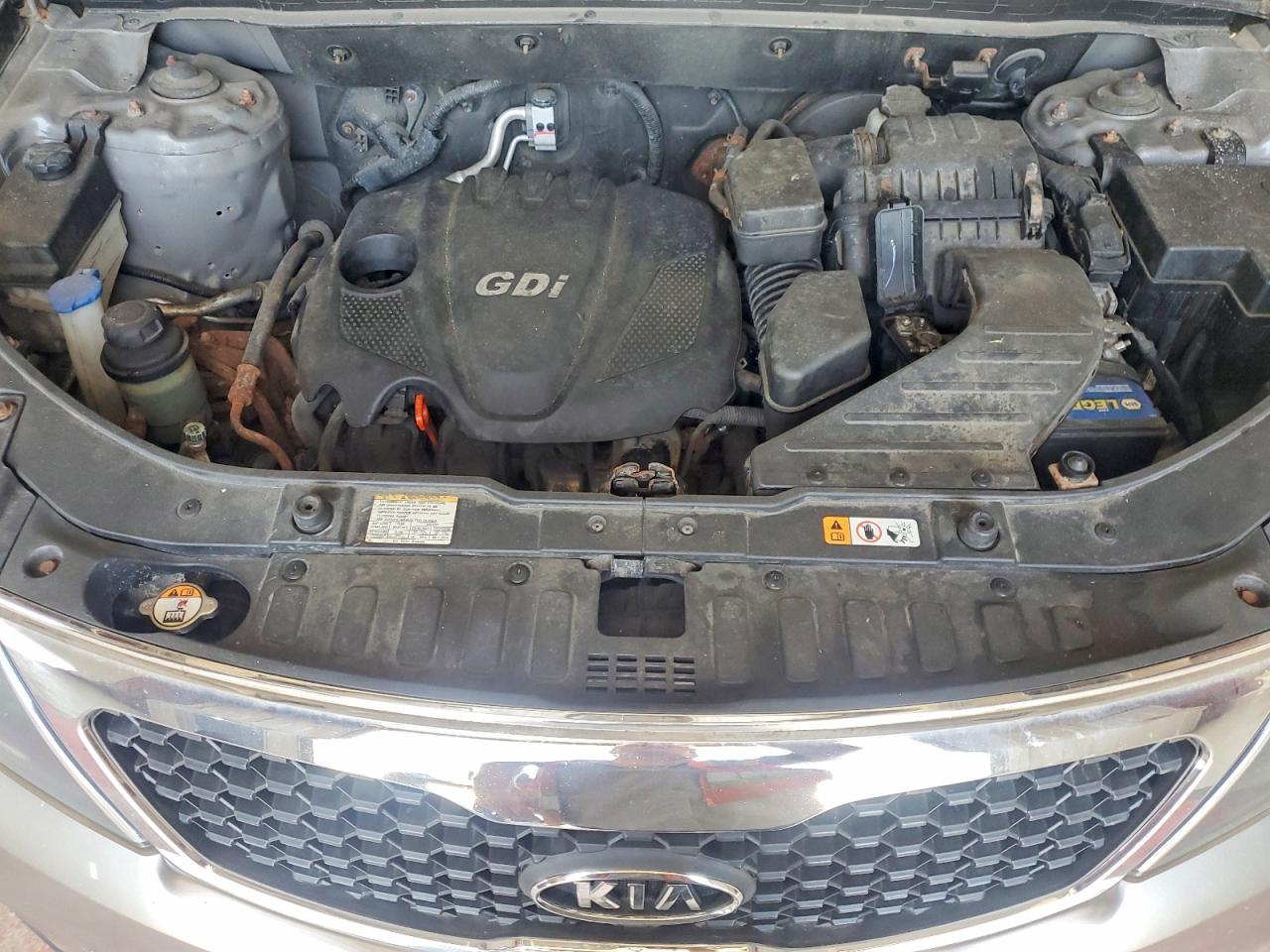 2013 Kia Sorento Lx Gray vin: 5XYKTDA67DG412958