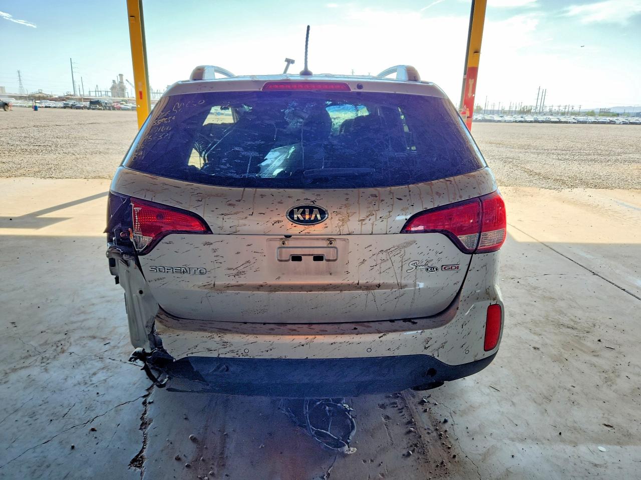 2015 Kia Sorento Lx Silver vin: 5XYKTDA67FG558859