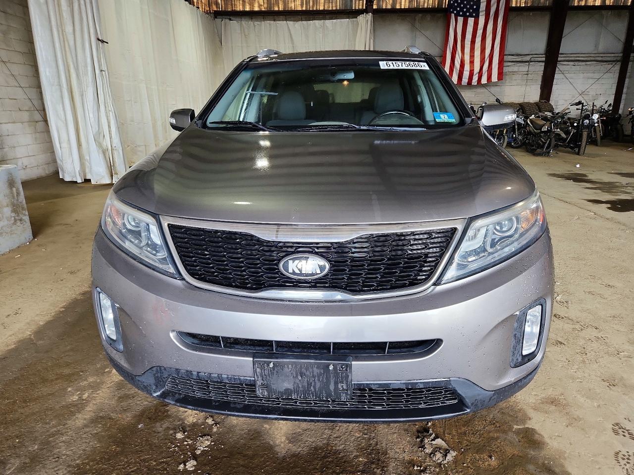 2015 Kia Sorento Lx Gray vin: 5XYKTDA67FG569747